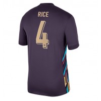 Camiseta Inglaterra Declan Rice #4 Segunda Equipación Replica Eurocopa 2024 mangas cortas